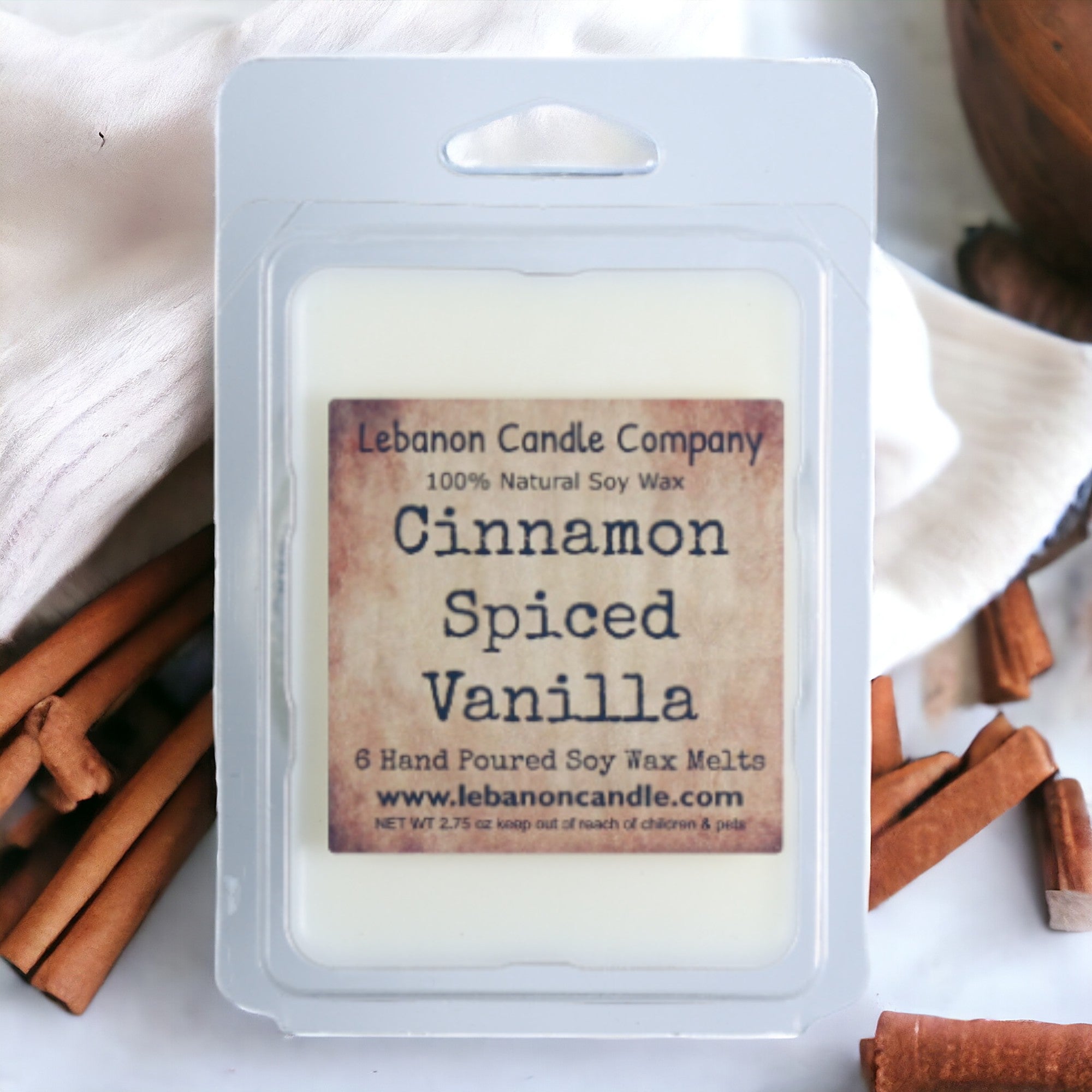 Cinnamon Spiced Vanilla Wax Melt