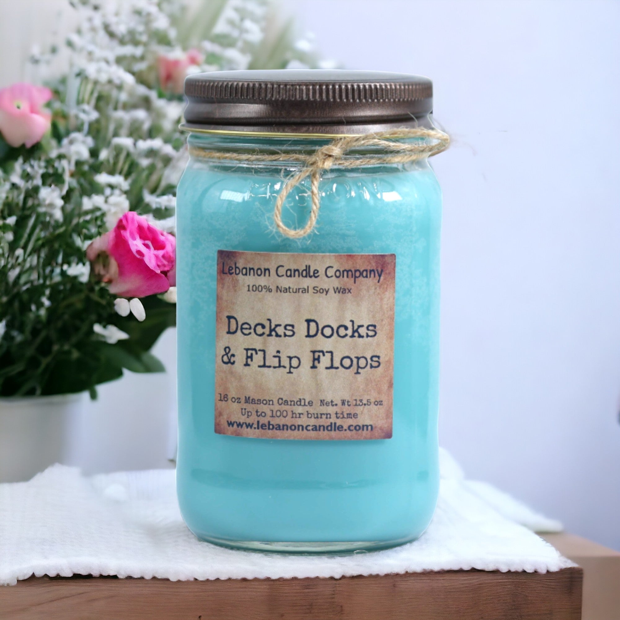 Decks Docks & Flip Flops Candle
