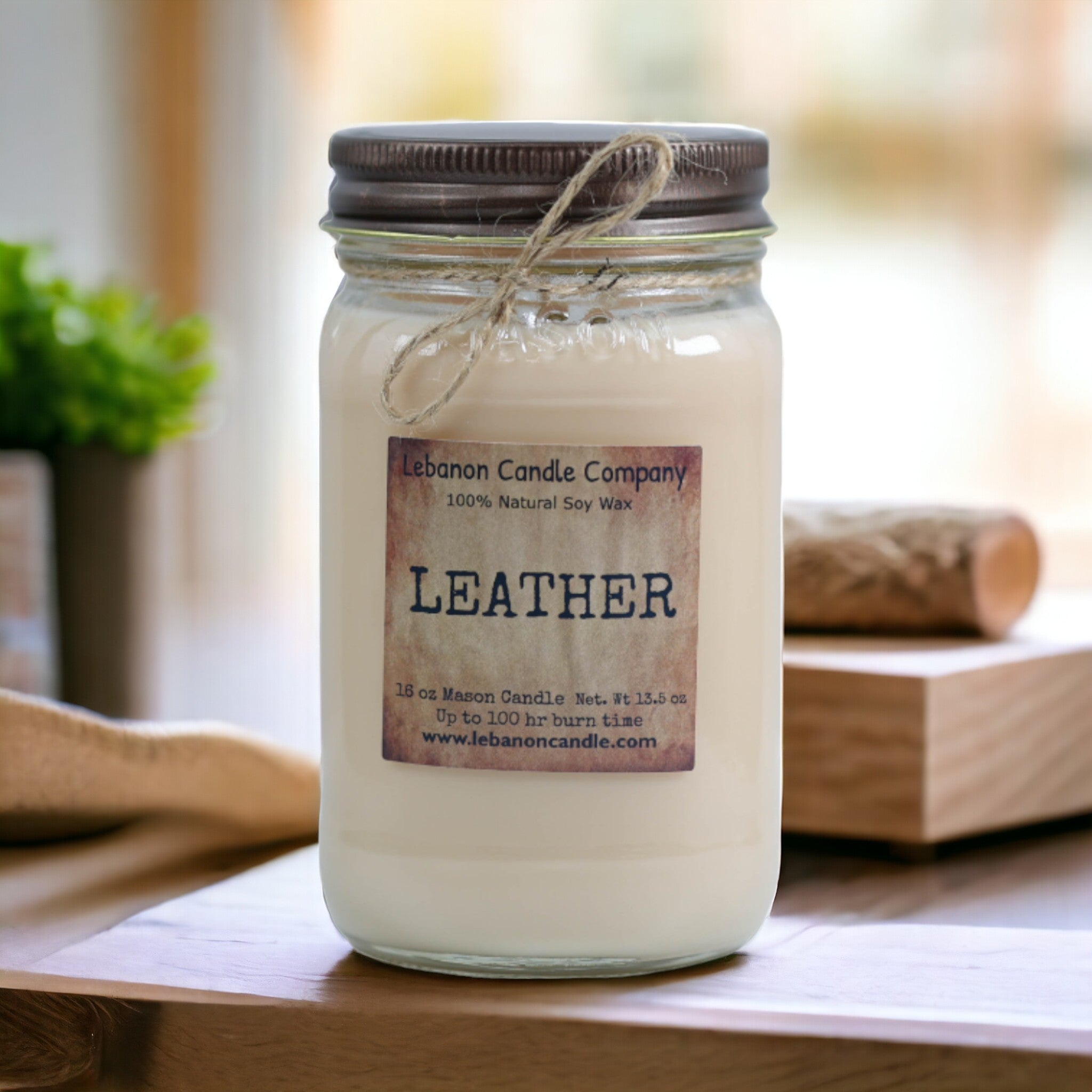 Leather Candle