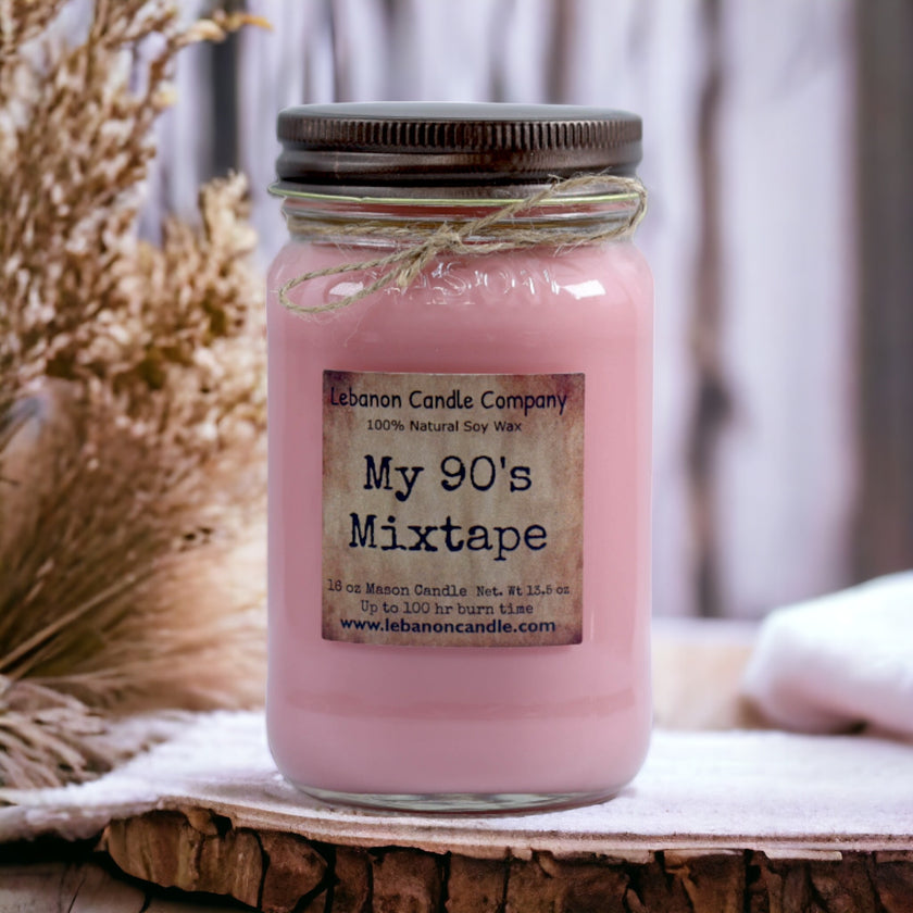 My 90's Mixtape Candle