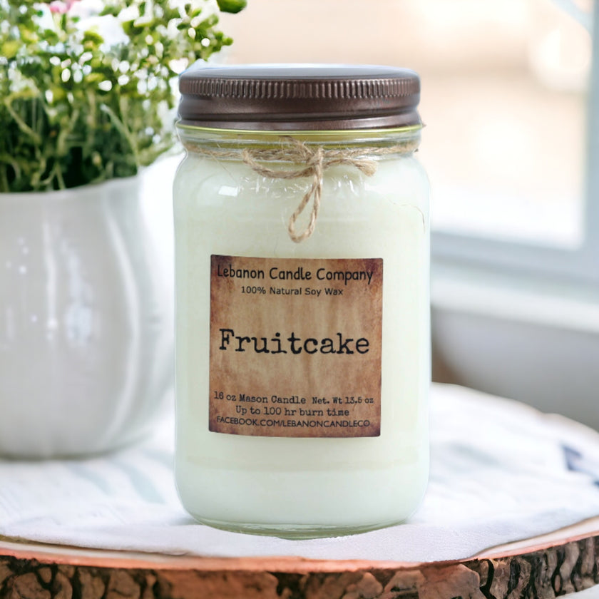 Fruitcake Candle