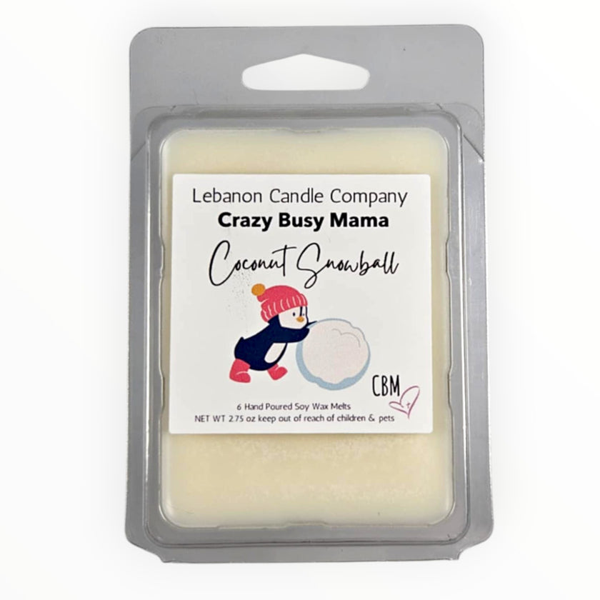Crazy Busy Mama Exclusive Coconut Snowball Wax Melt