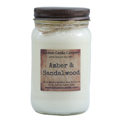 Amber & Sandalwood Candle