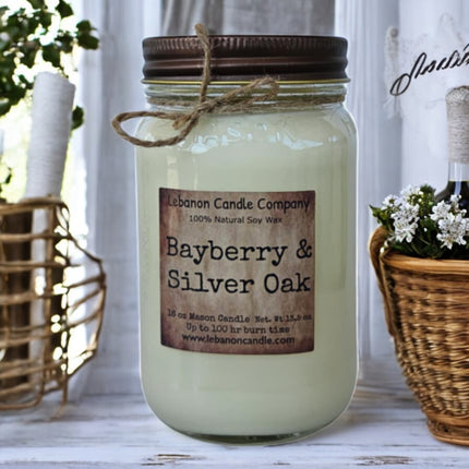 Bayberry & Silver Oak Candle