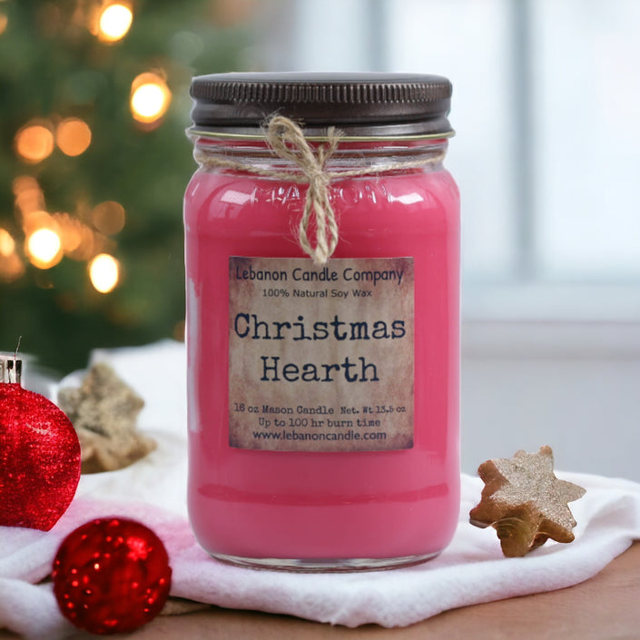 Christmas Hearth Candle