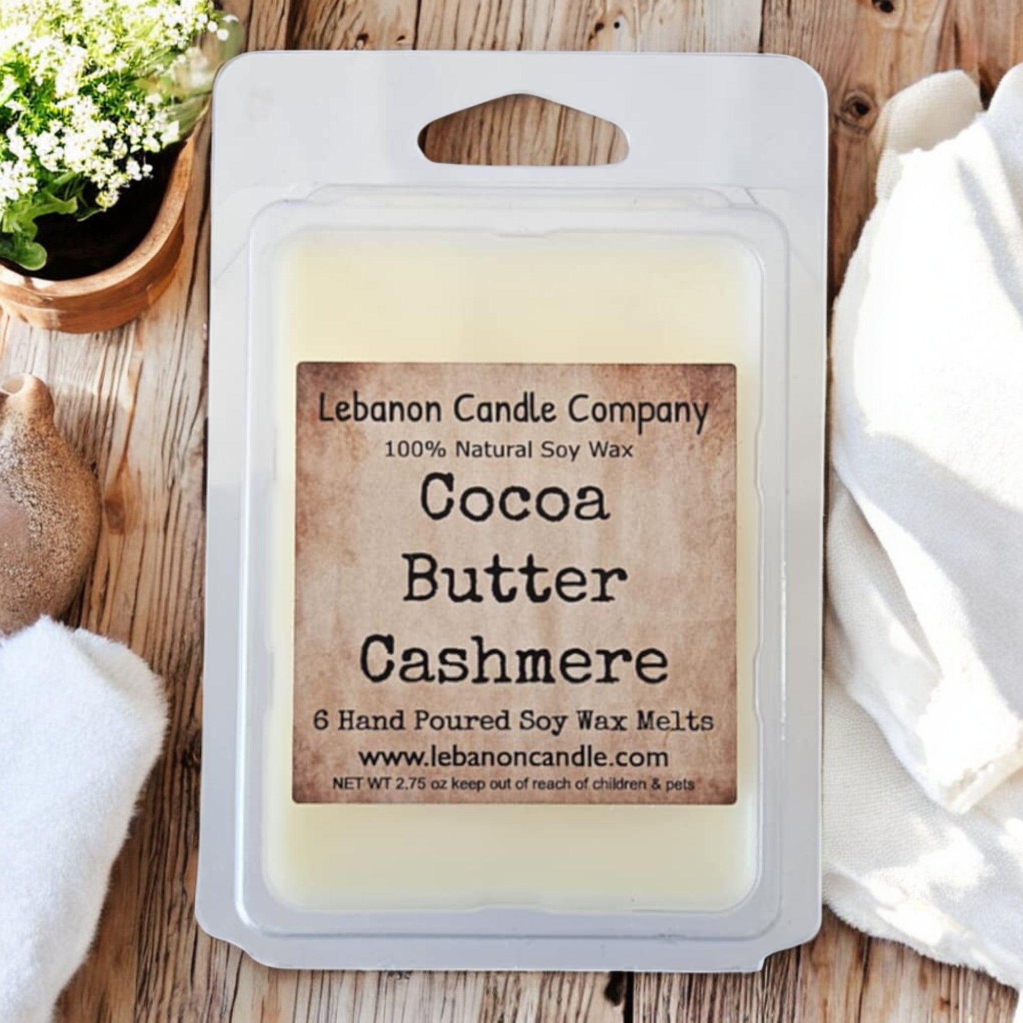 Cocoa Butter Cashmere Wax Melt
