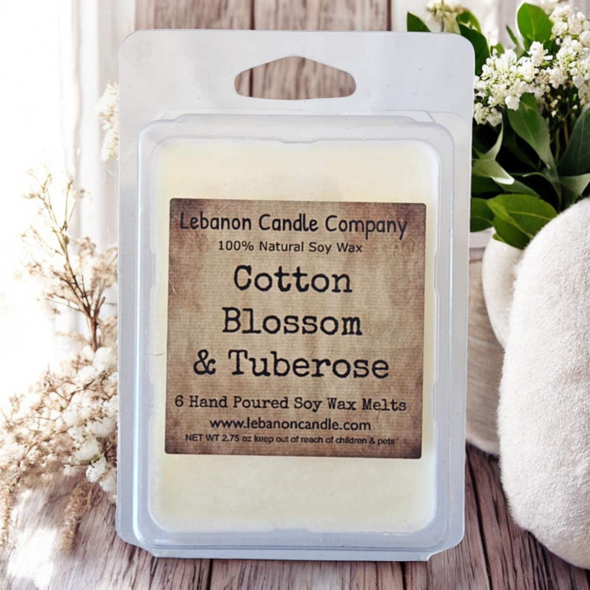 Cotton Blossom & Tuberose Wax Melt