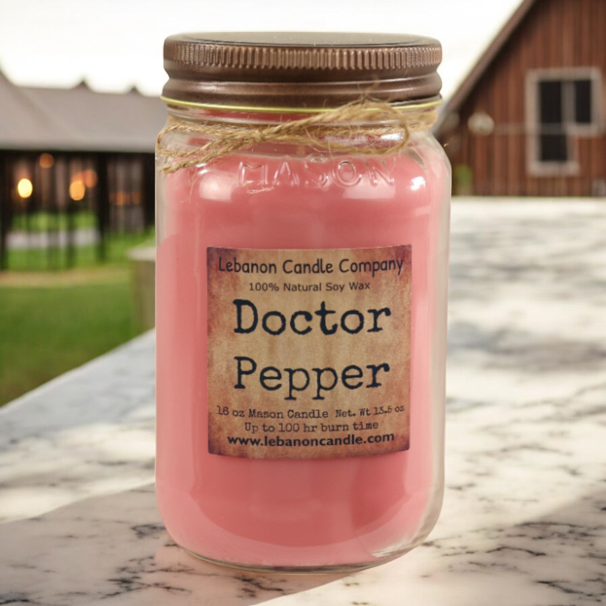 Doctor Pepper Candle