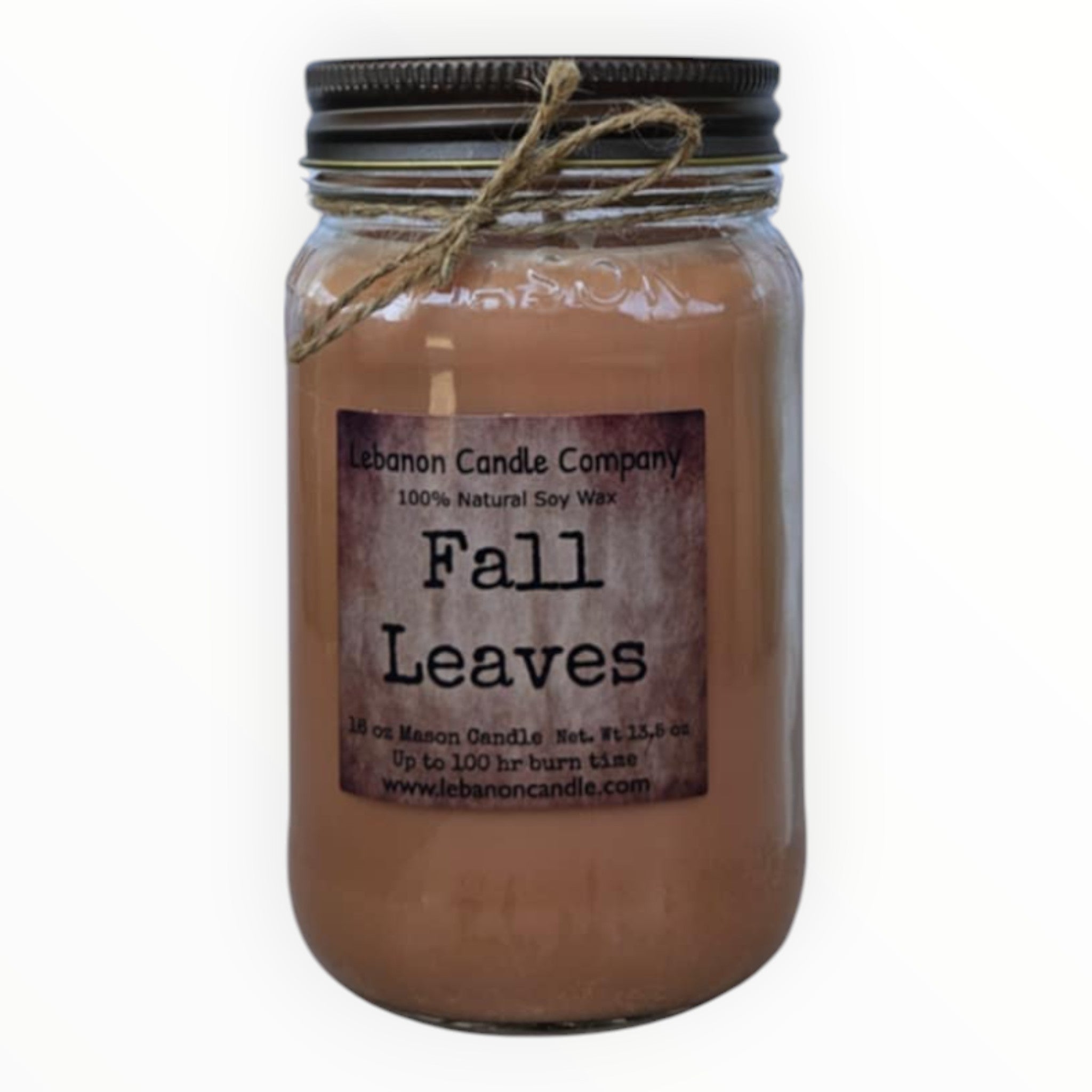 Fall Leaves Candle