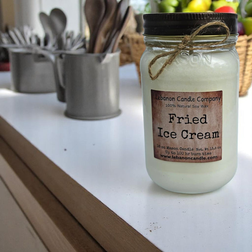 Fried Ice Cream Candle