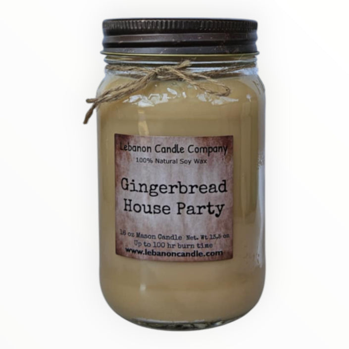 Gingerbread House Party Candle