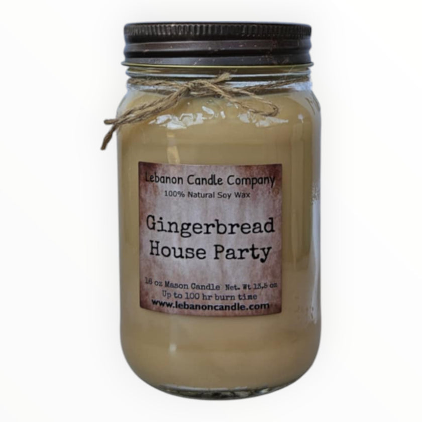 Gingerbread House Party Candle