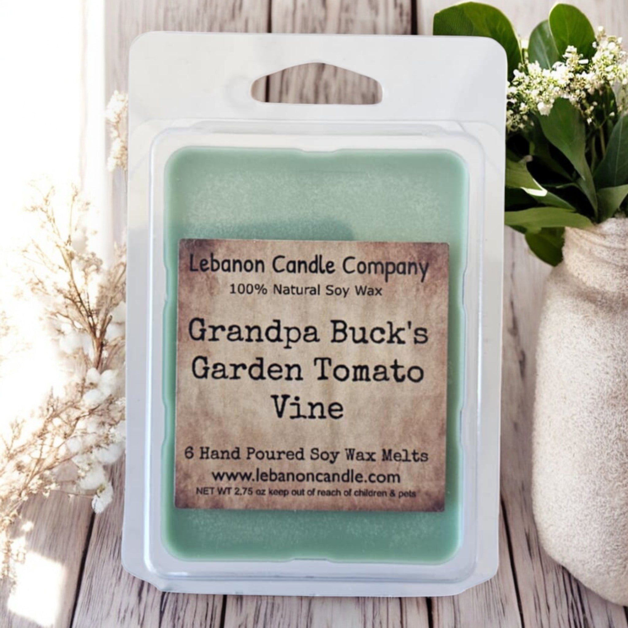 Grandpa Buck's Garden Tomato Vine Wax Melt