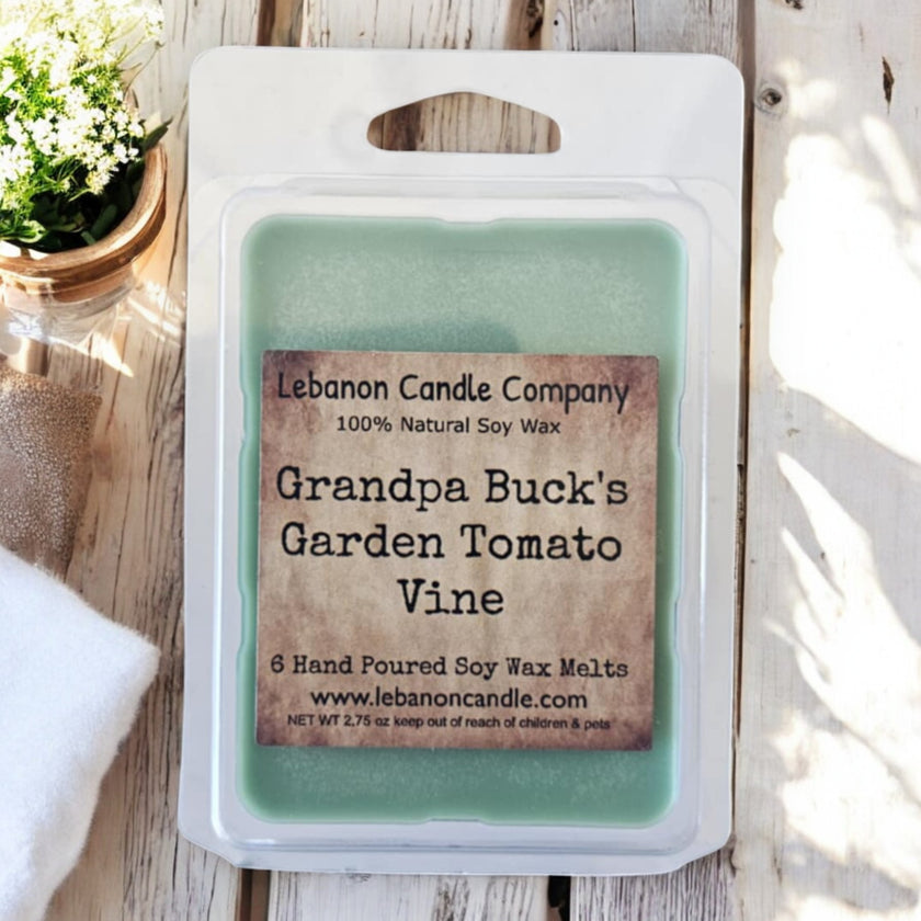 Grandpa Buck's Garden Tomato Vine Wax Melt