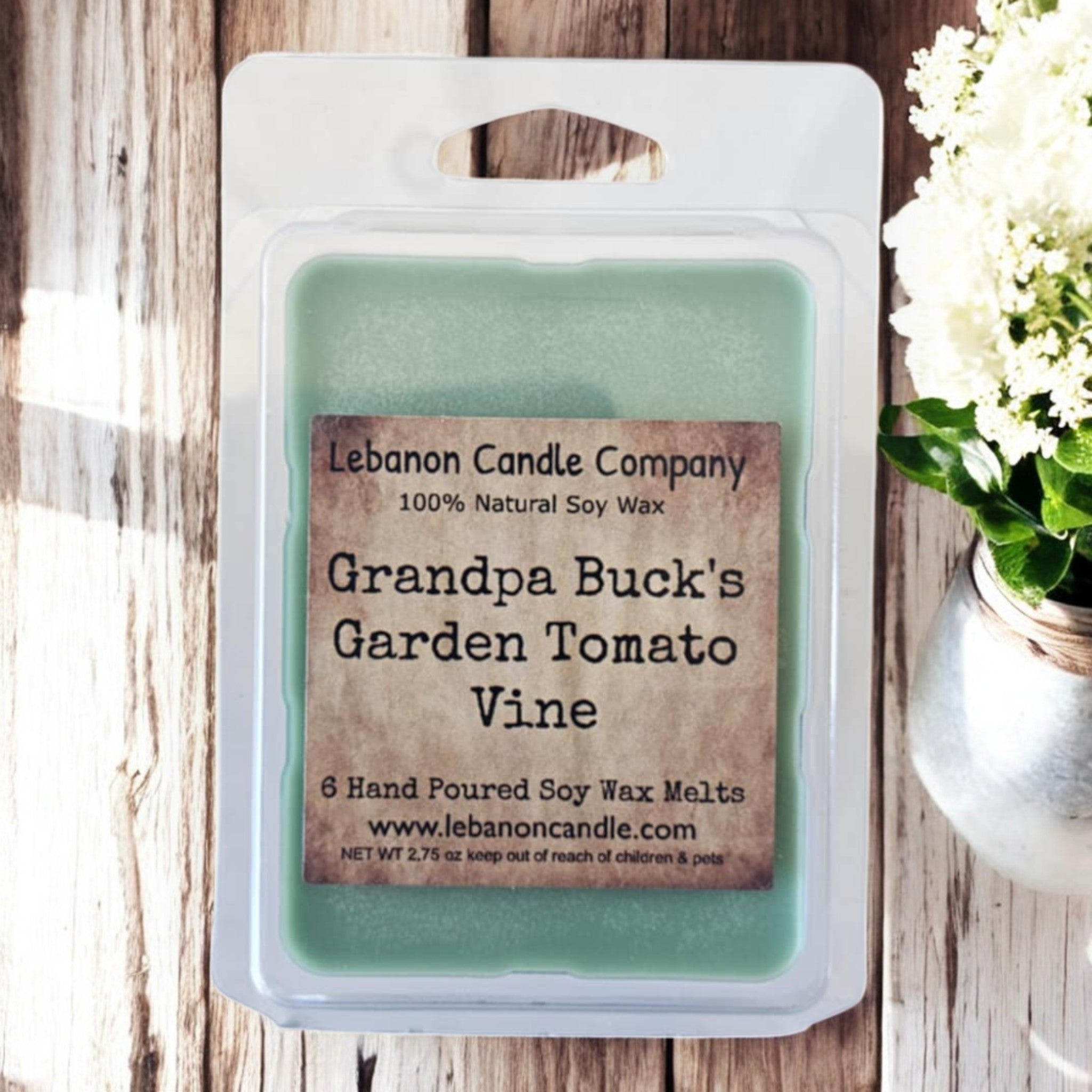 Grandpa Buck's Garden Tomato Vine Wax Melt