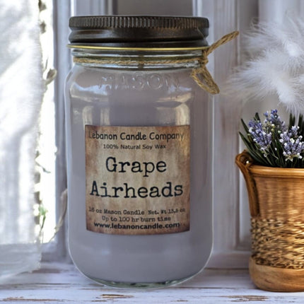 Grape Airheads Candle