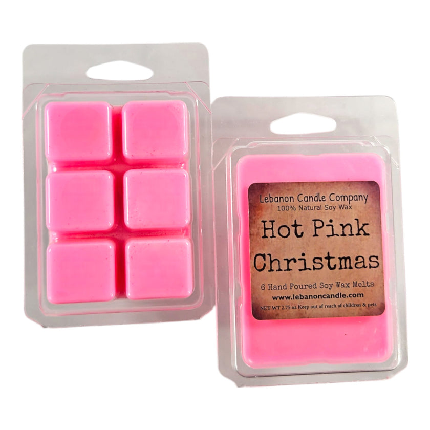 Hot Pink Christmas Wax Melt