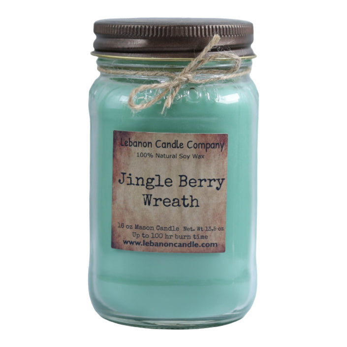 Jingle Berry Wreath Candle