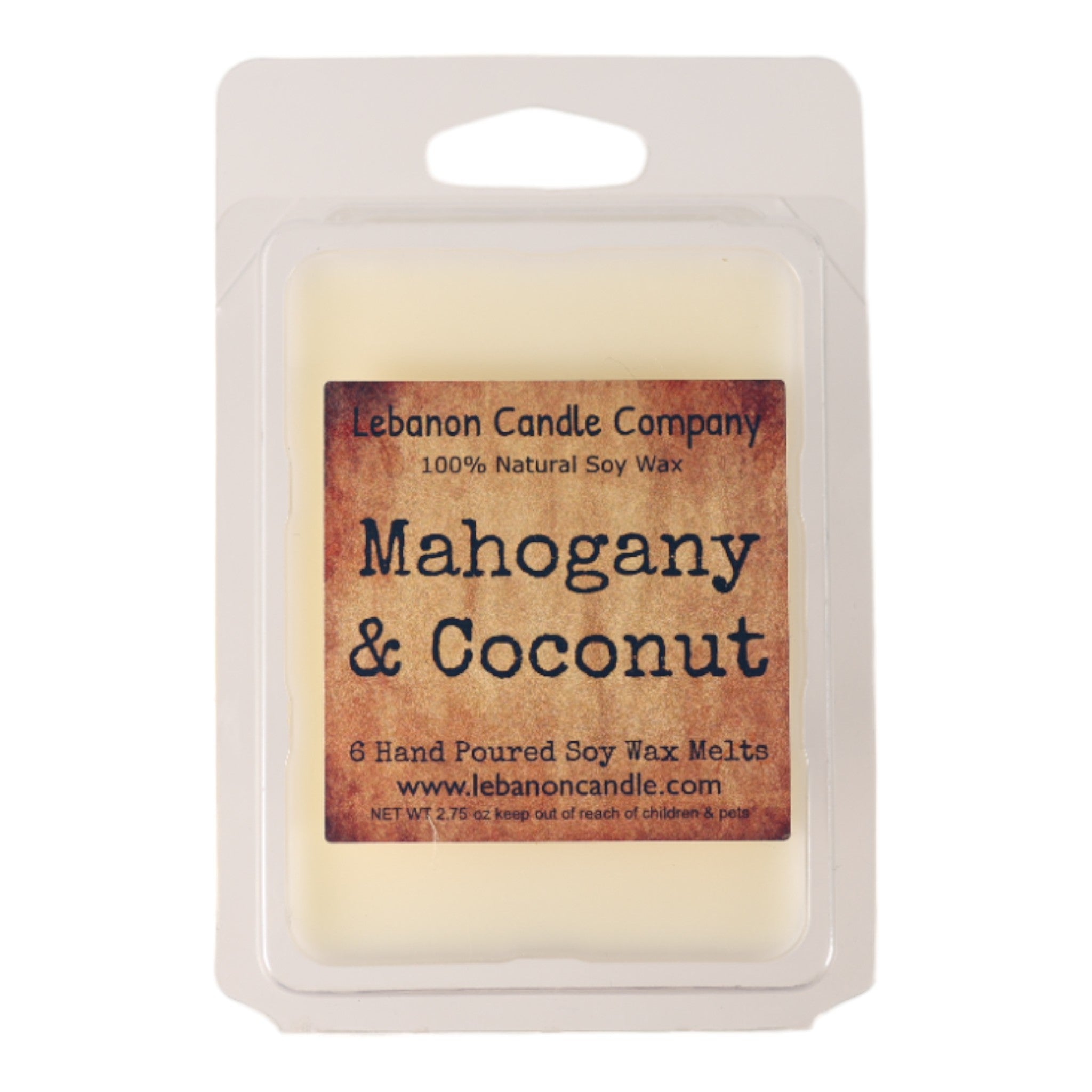Mahogany & Coconut Wax Melt