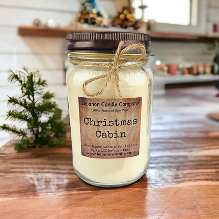 Christmas Cabin Candle