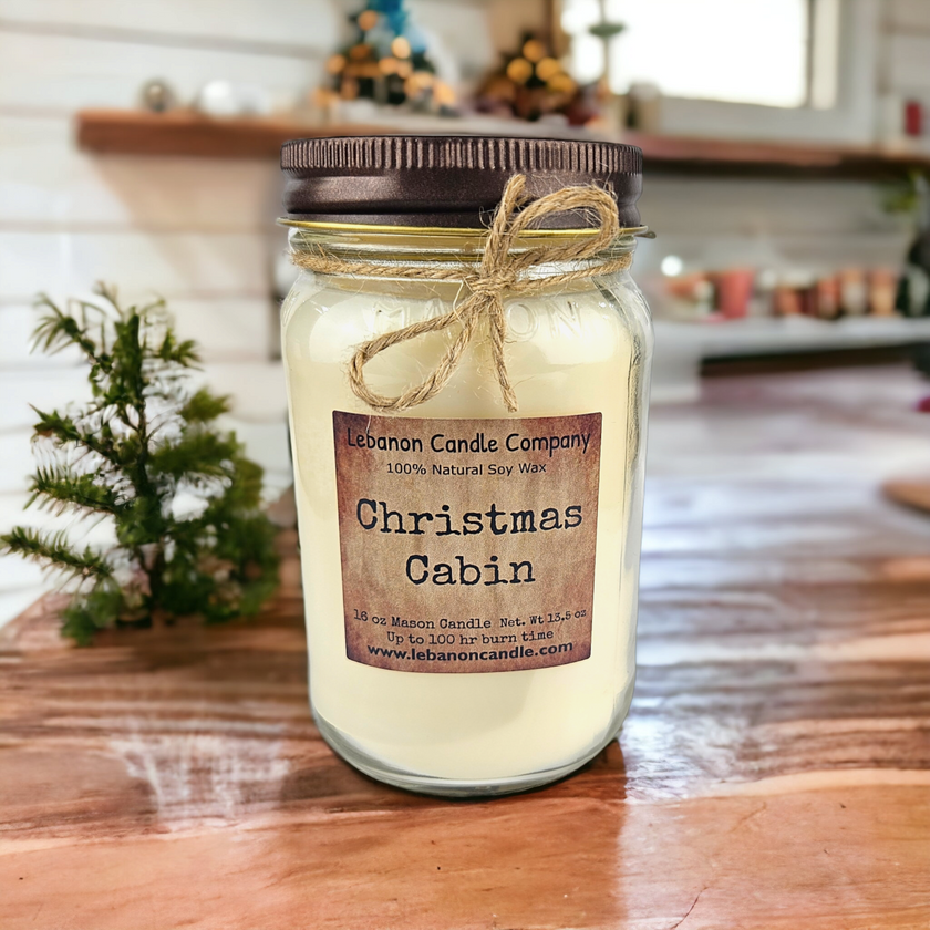 Christmas Cabin Candle