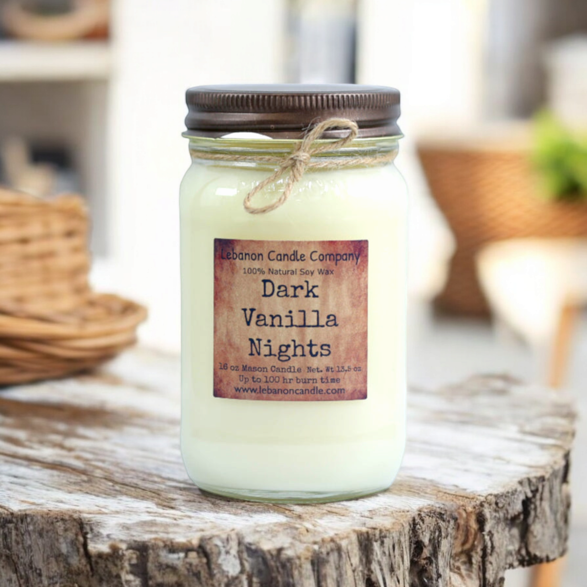 Dark Vanilla Nights Candle