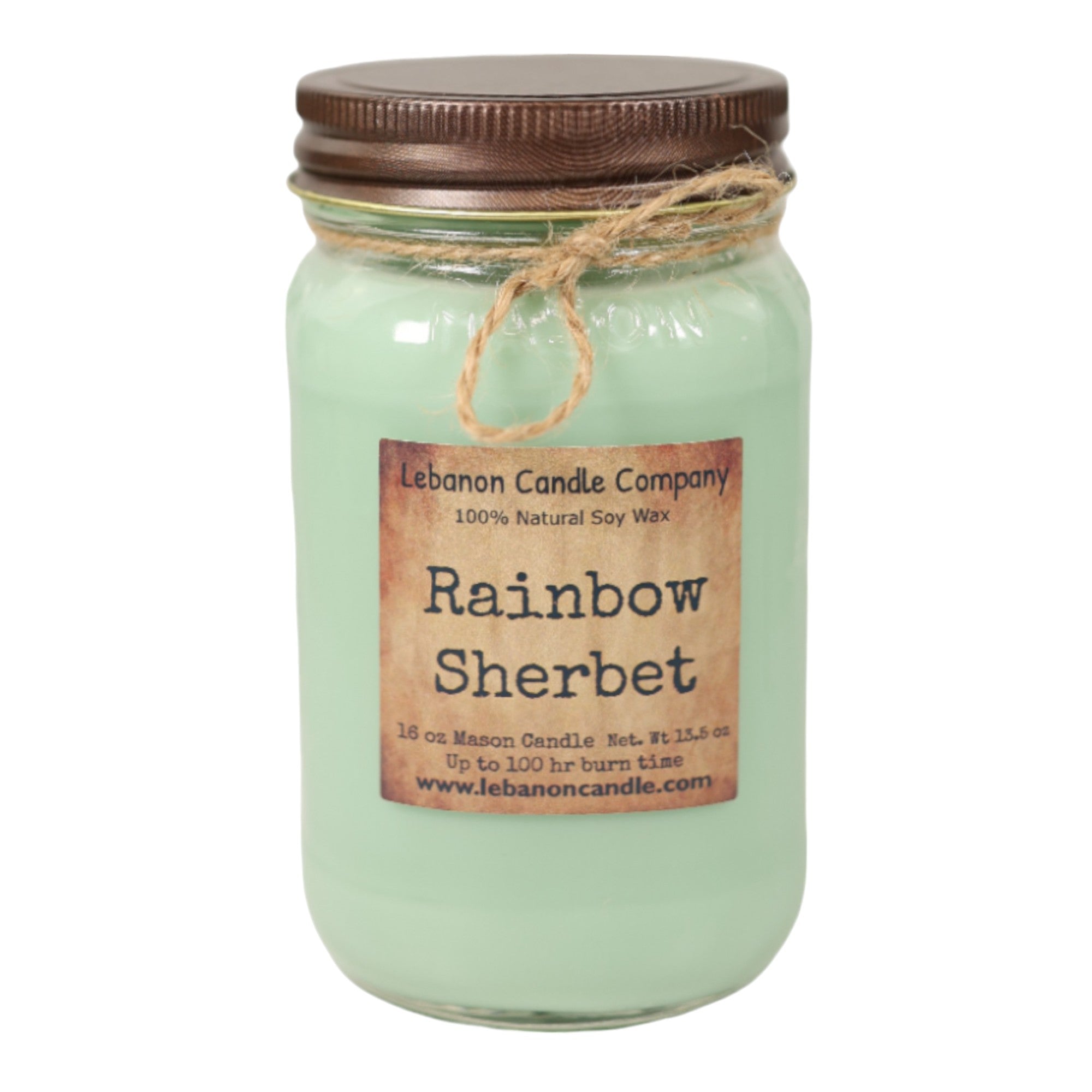 Rainbow Sherbet Candle
