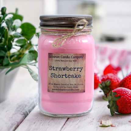 Strawberry Shortcake Candle