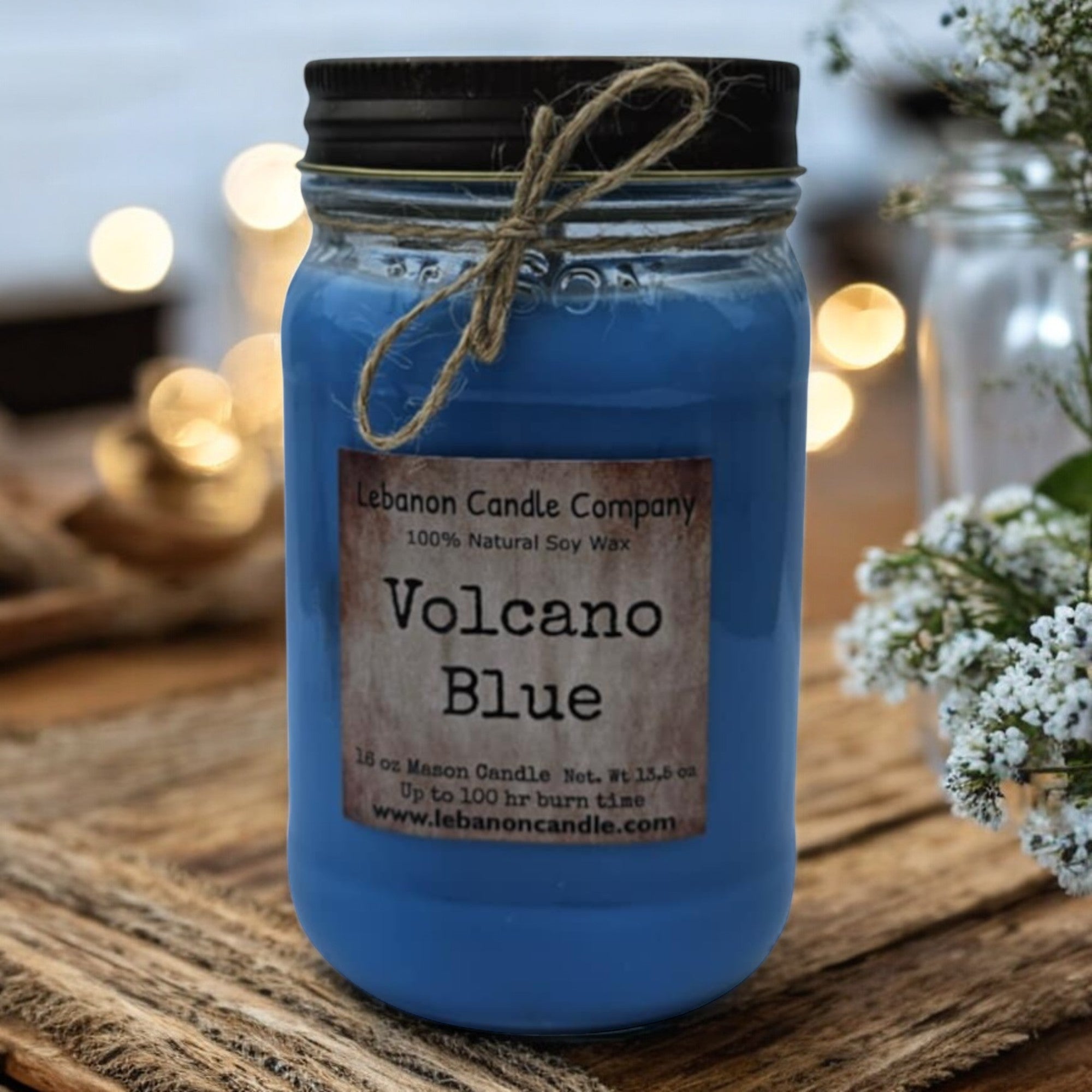 Volcano Blue Candle