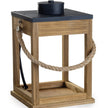 Wood & Rope Candle Warmer Lantern
