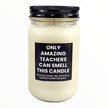 Funny Amazing Teacher Candle