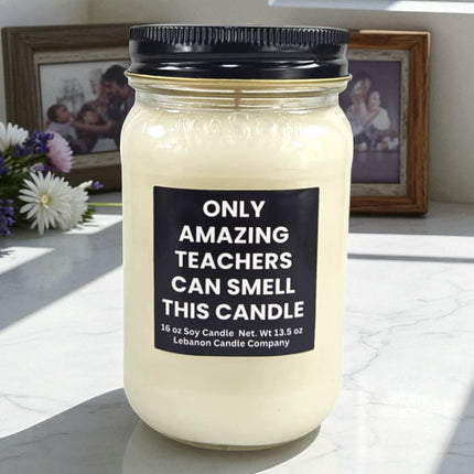Funny Amazing Teacher Candle