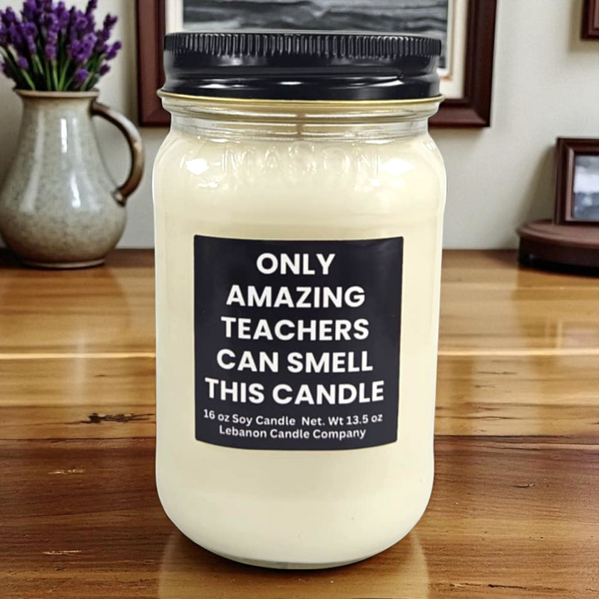 Funny Amazing Teacher Candle
