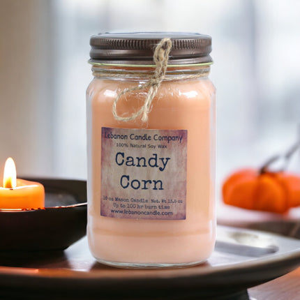 Candy Corn Candle