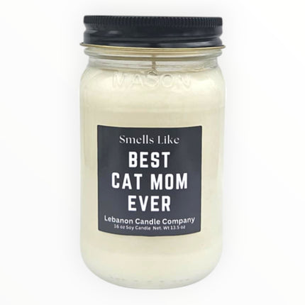 Funny Cat Mom Candle