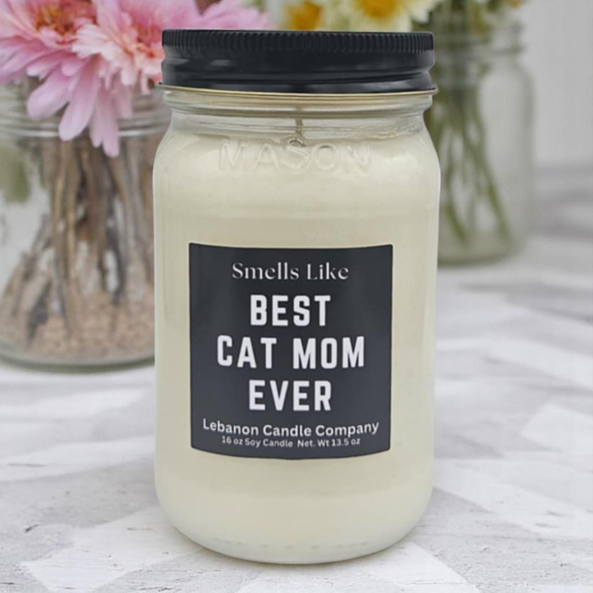 Funny Cat Mom Candle