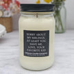Funny Siblings Favorite Kid Candle
