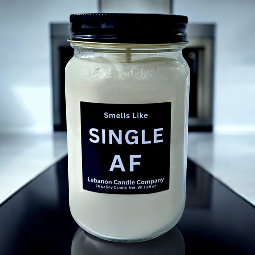 Funny Single AF Candle