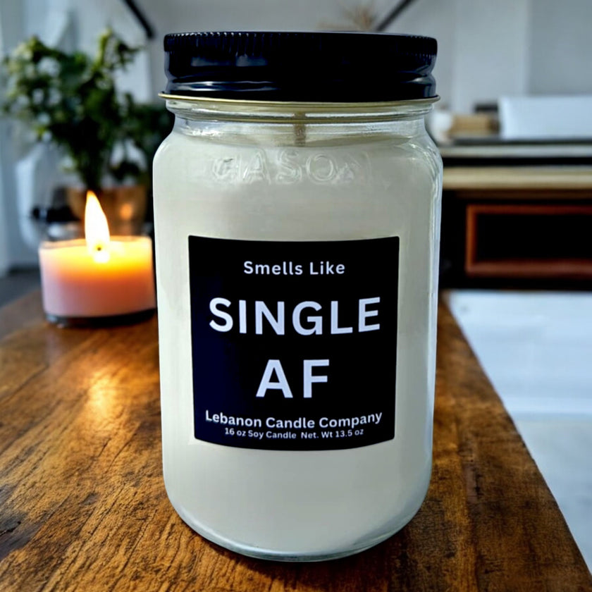 Funny Single AF Candle