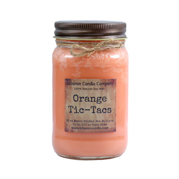 Orange Tic-Tacs Candle