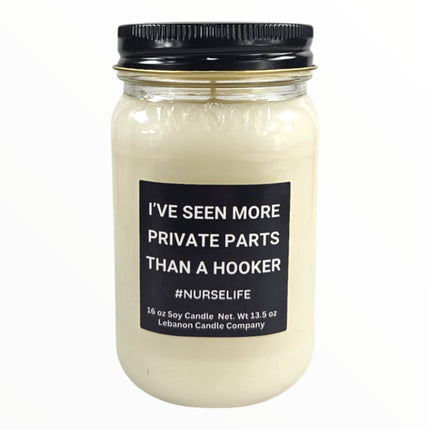 Funny Nurse Life Candle