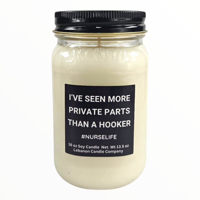 Funny Nurse Life Candle