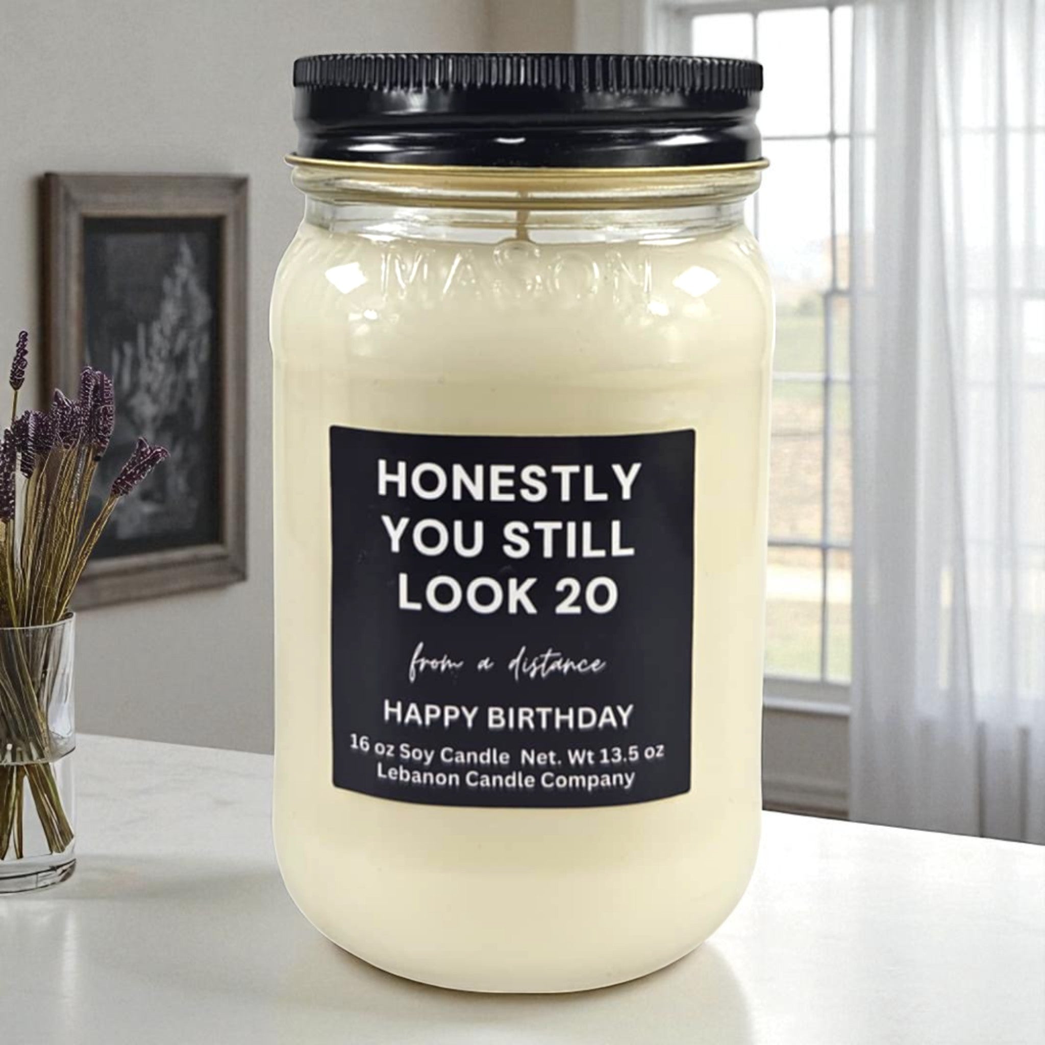 Funny Birthday Looking Good Candle