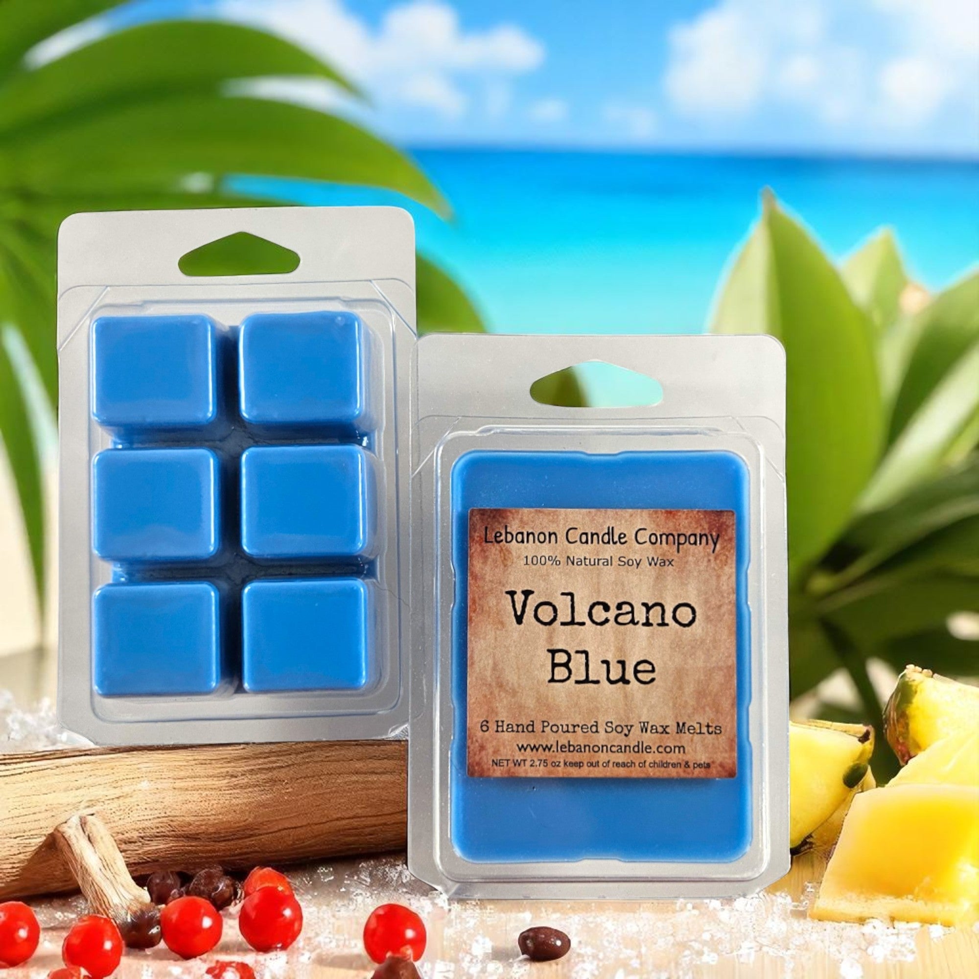 Volcano Blue Wax Melt