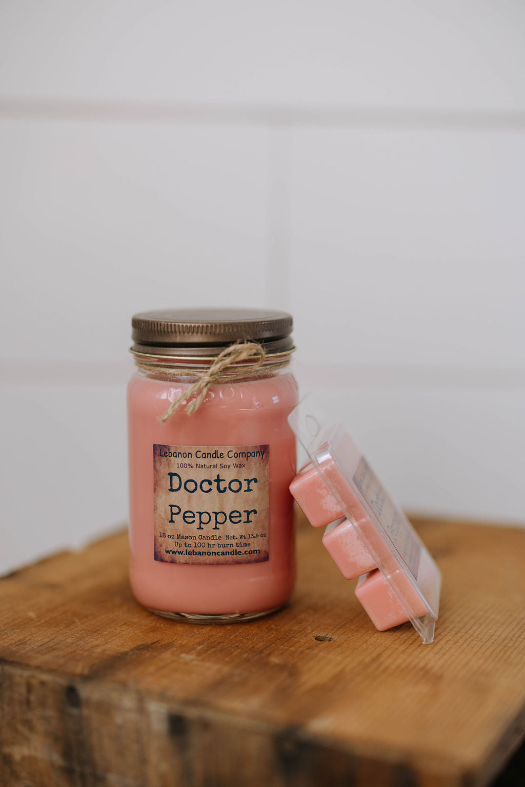 Doctor Pepper Candle