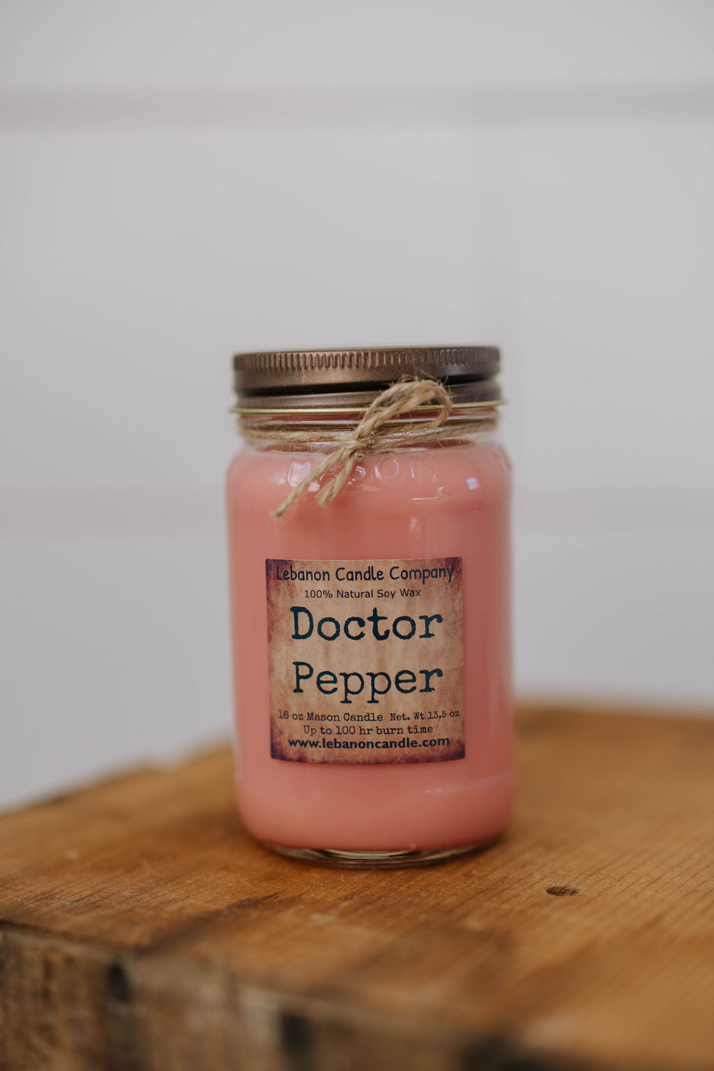 Doctor Pepper Candle