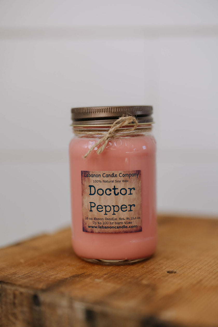 Doctor Pepper Candle