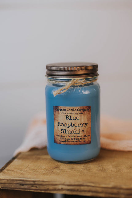 Blue Raspberry Slushie Candle