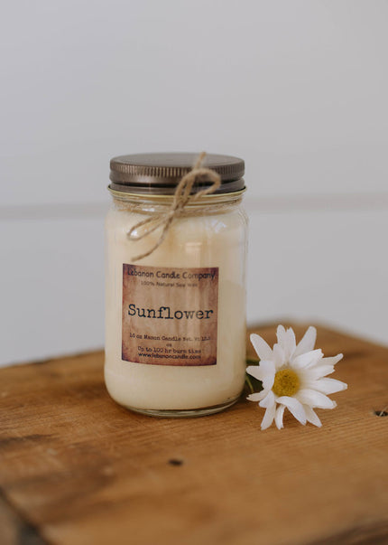 Sunflower Candle
