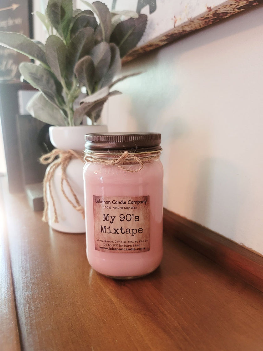 My 90's Mixtape Candle